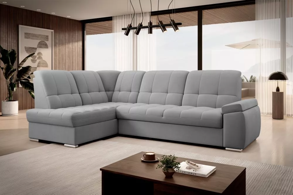 Dīvāns Sado Premium Standard · Gaiši pelēks · 192 × 272 × 95 cm