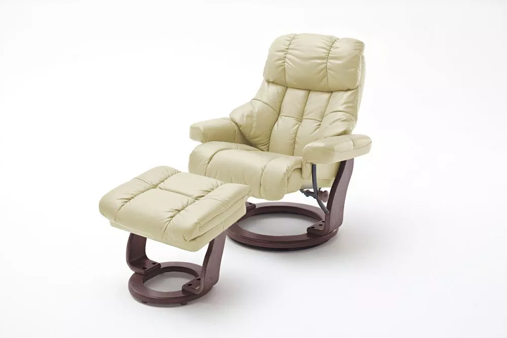 Krēsls Calgary XXL Walnut Standard · Krēma · 110 × 97 × 92 cm