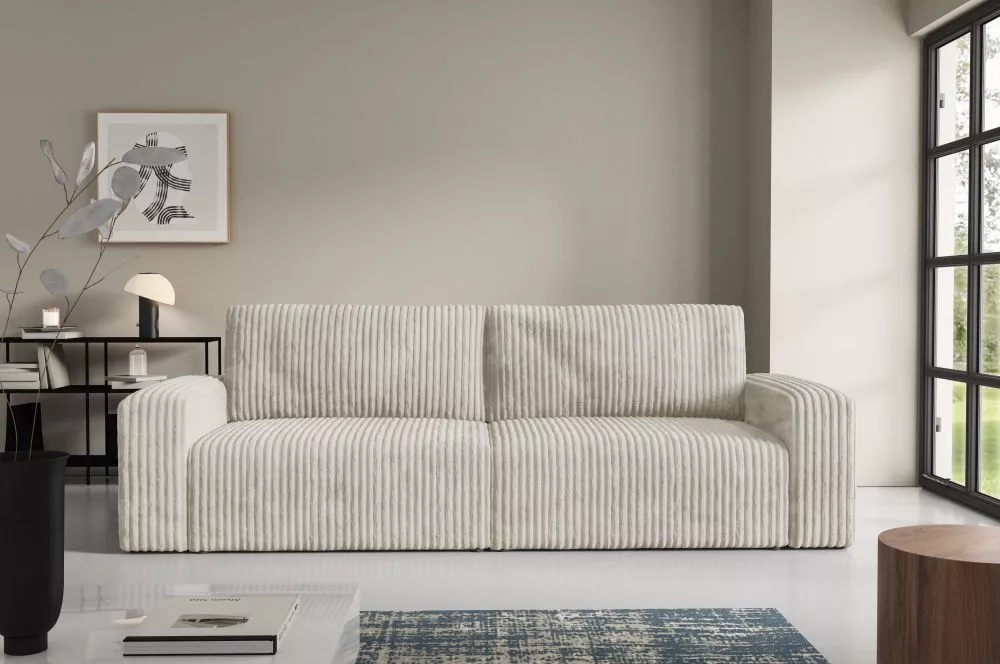 Dīvāns Bergamo Sofa Tilia standard · Krēms · 105 × 252 × 70 cm
