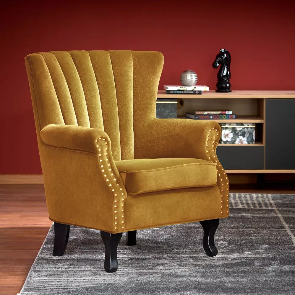 Krēsls Titan Premium · Dzeltens · 87 × 73 × 70 cm