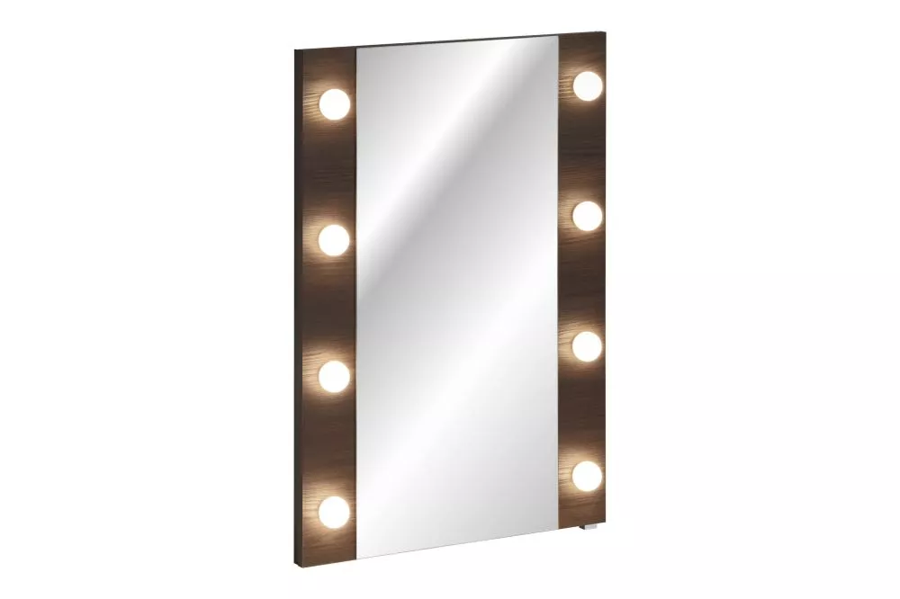 Spogulis Dorothy Ristretto 84-60 ar LED · Ristretto baroka ozols · 60 × 3.6 × 85 cm
