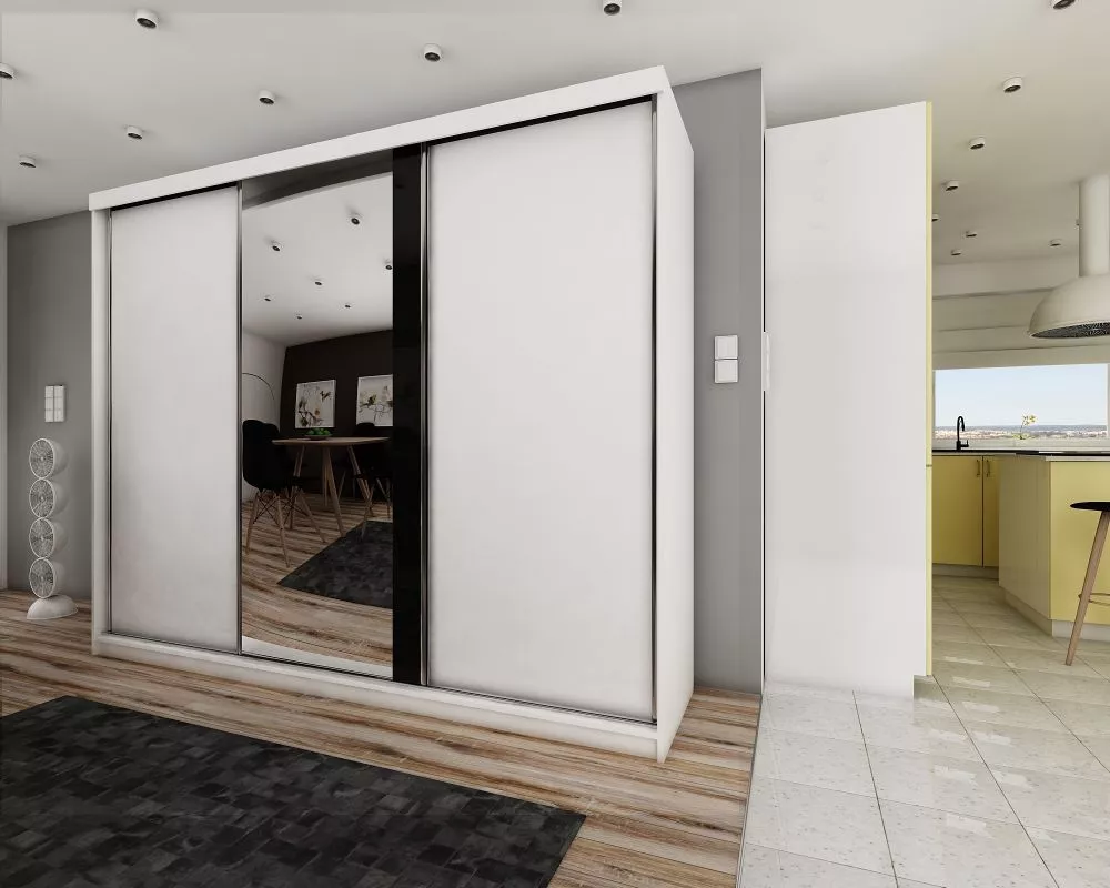 Skapis Top 31 ar LED · Balts · 250 × 62 × 200 cm