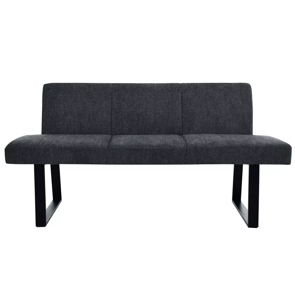 Virtuves stūra dīvāns Velto Sofa Standard Elementu krāsa: melns, Korpusa krāsa: grafīts, Apdare: audums, · 142 × 61 × 84