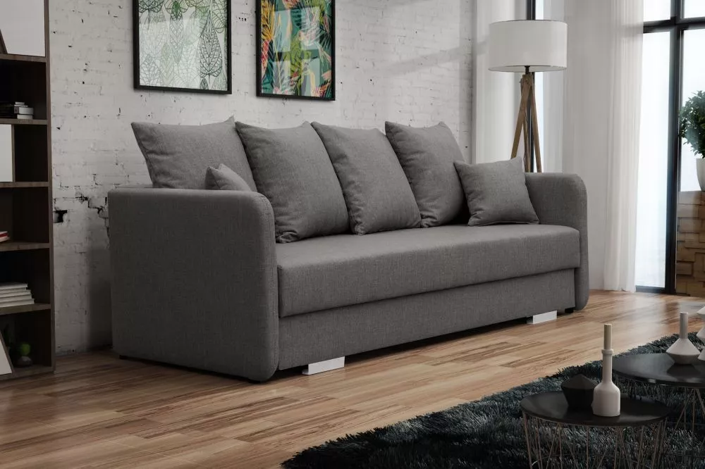 Dīvāns Ivet Standard · Tumši pelēks · 103 × 220 × 90 cm