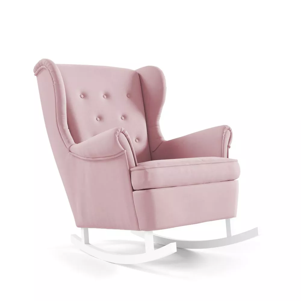Mīksts krēsls Lino typ 207 Standard Sēdvietas dziļums: 58 cm, · Rozā · 80 × 88 × 104 cm