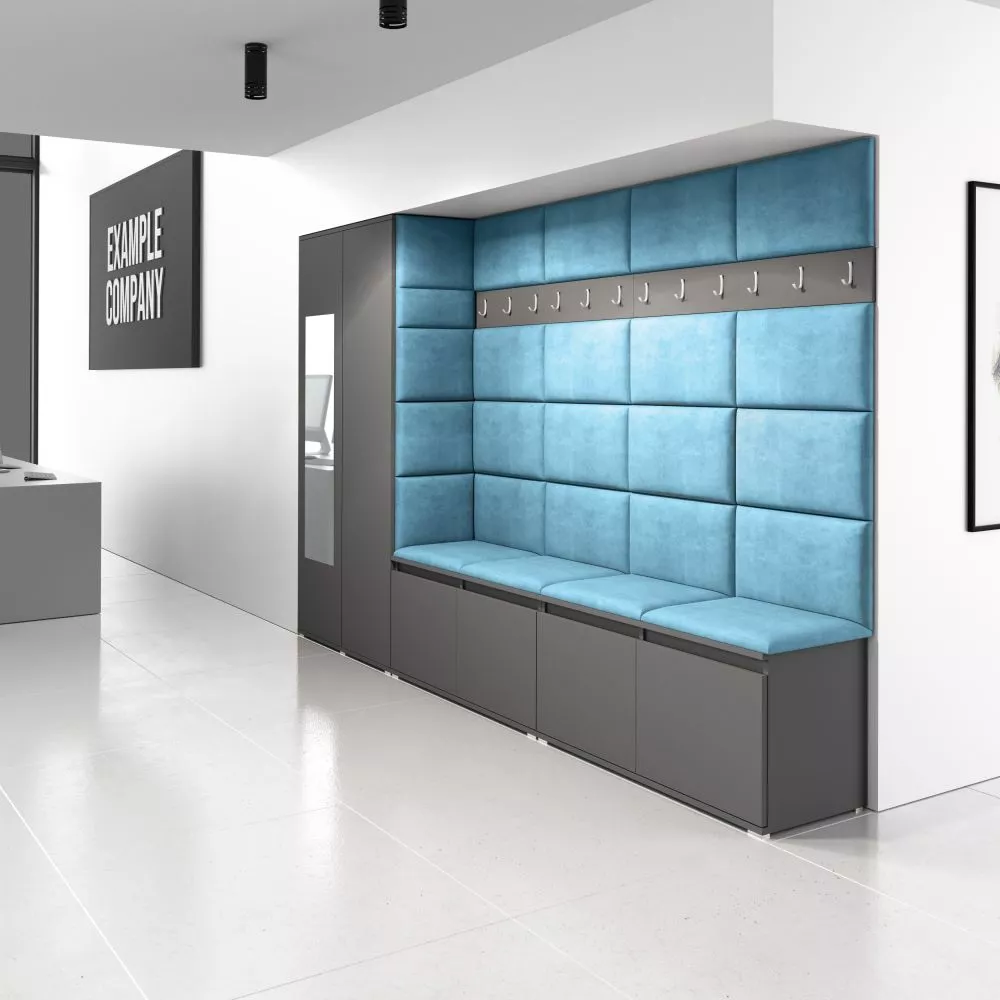 Apavu plaukts Emi 9 Trinity Korpusa krāsa: grafīts, · 290 × 185 × 40 cm