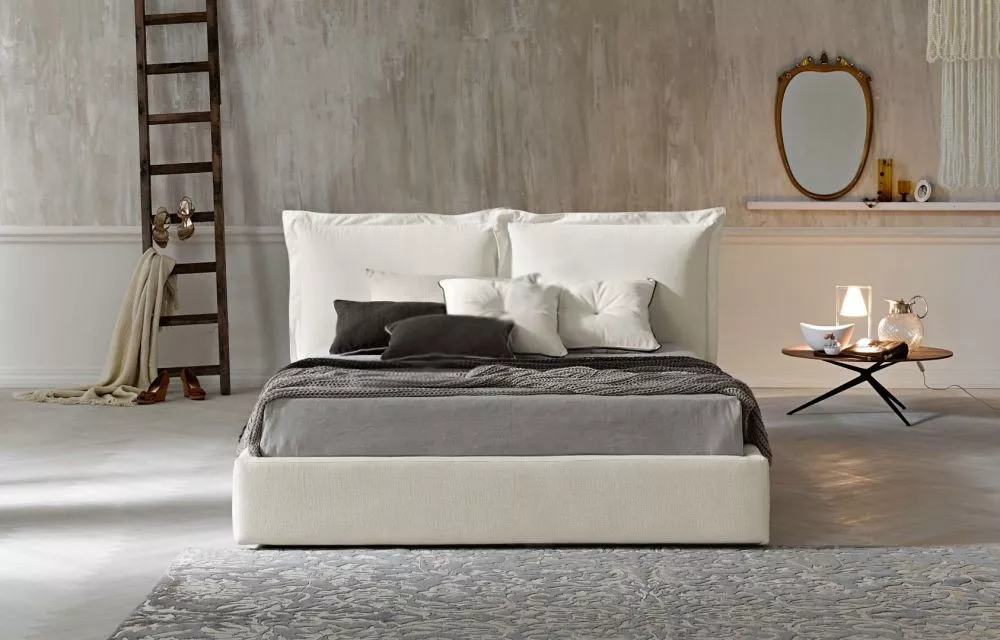 Gulta Szymek Premium Standard ar stelāžu Guļamvietas platums: 160 cm, Guļamvietas garums: 200 cm, stelāžas tips: Elastīg