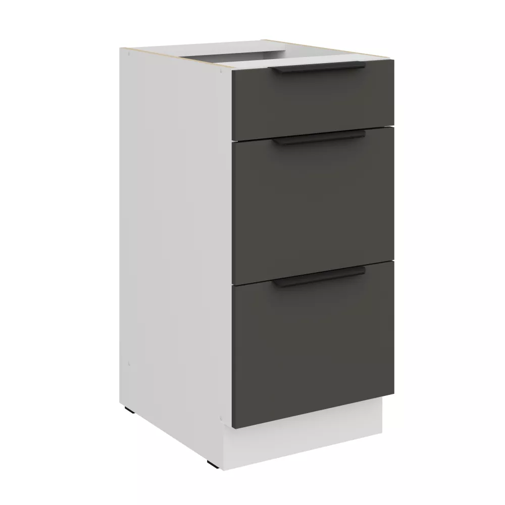 Virtuves skapis Aria Graphite 40 D 3S BB