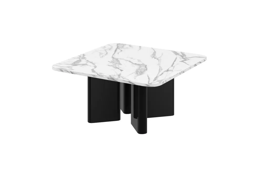 Žurnālgalds Diverso Gloss Korpusa krāsa: balts marmors, · 80 × 80 × 50 cm