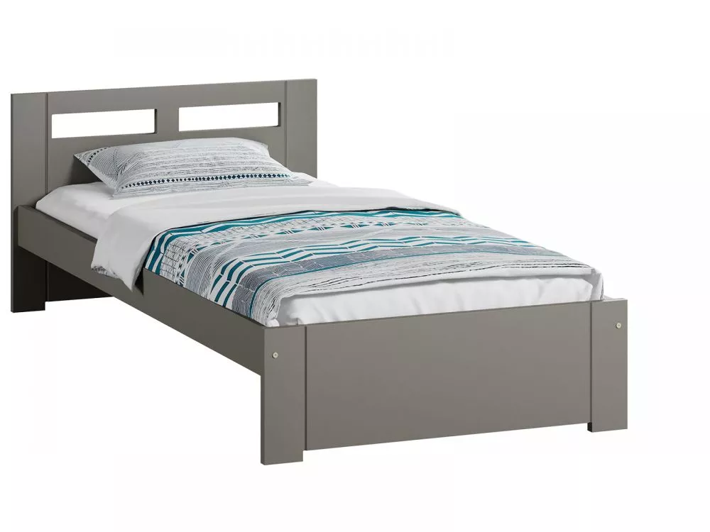 Gulta DMD-6 Magnat ar stelāžu Guļamvietas platums: 90 cm, Guļamvietas garums: 200 cm, · Pelēks · 98 × 206 × 65 cm