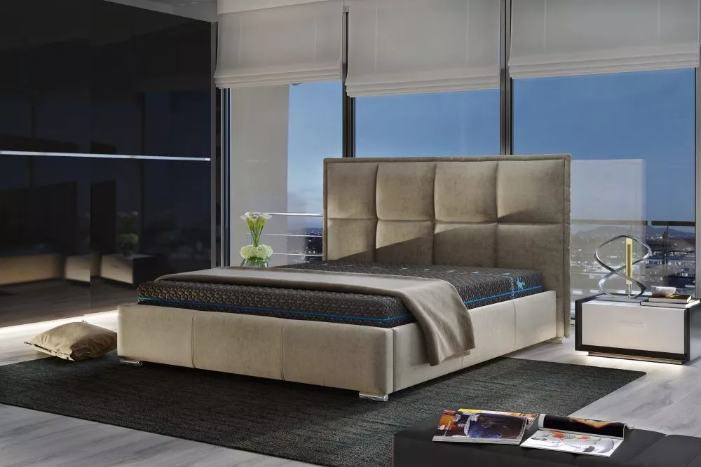 Gulta Celesta Premium Standard ar stelāžu Guļamvietas platums: 180 cm, Guļamvietas garums: 200 cm, stelāžas tips: metāla