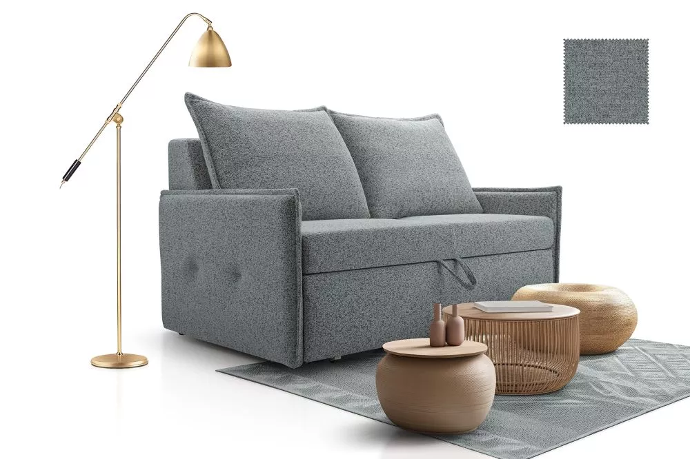 Dīvāns Vanessa Sofa Standard · Tumši pelēks · 93 × 162 × 95 cm