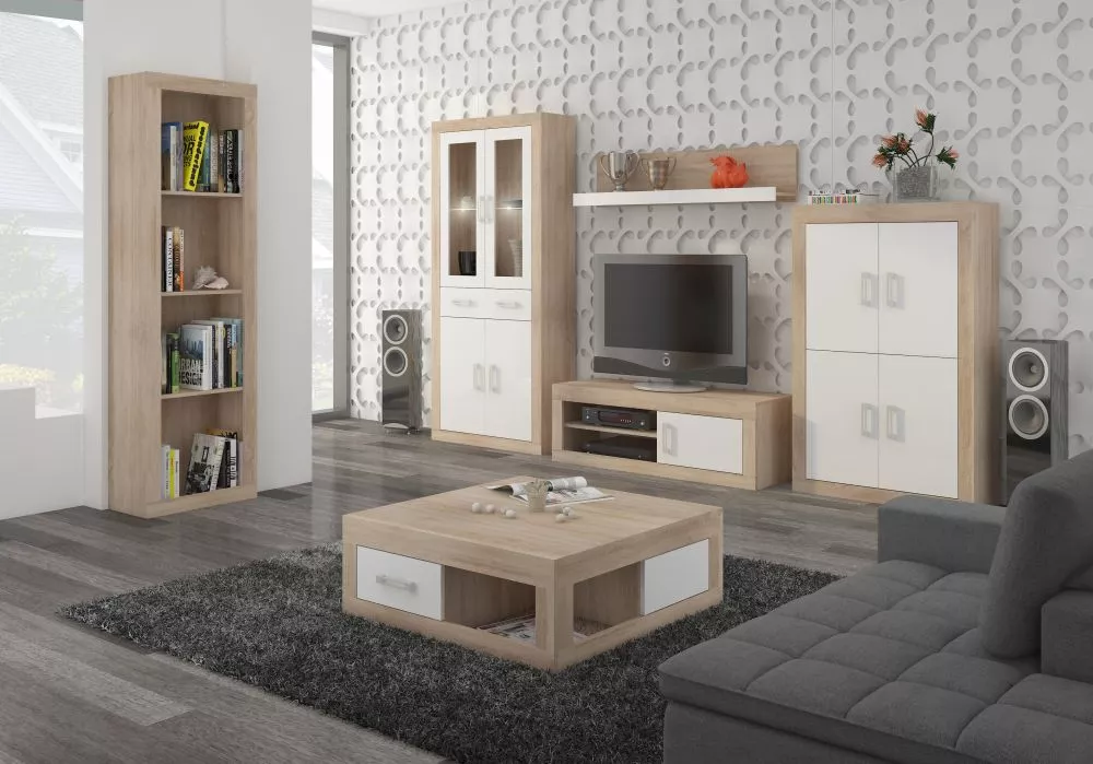 Komplekts Verin Zestaw 10 · Sonoma + balts spīdums