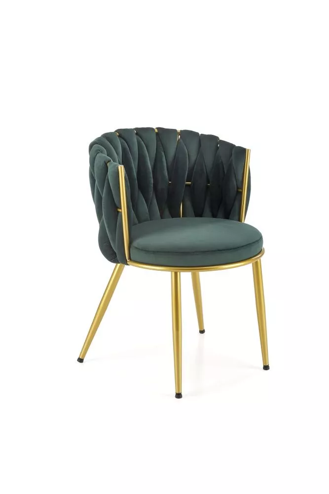 Krēsls K-517 · Tumši zaļš · 79 × 57 × 60 cm