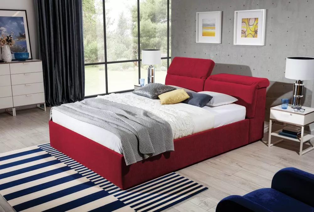 Gulta Lukas Premium Standard ar stelāžu Guļamvietas platums: 200 cm, Guļamvietas garums: 200 cm, stelāžas tips: Elastīga