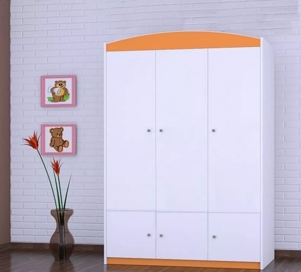 Bērnu skapis Happy SZ10-A · 132 × 54 × 187 cm
