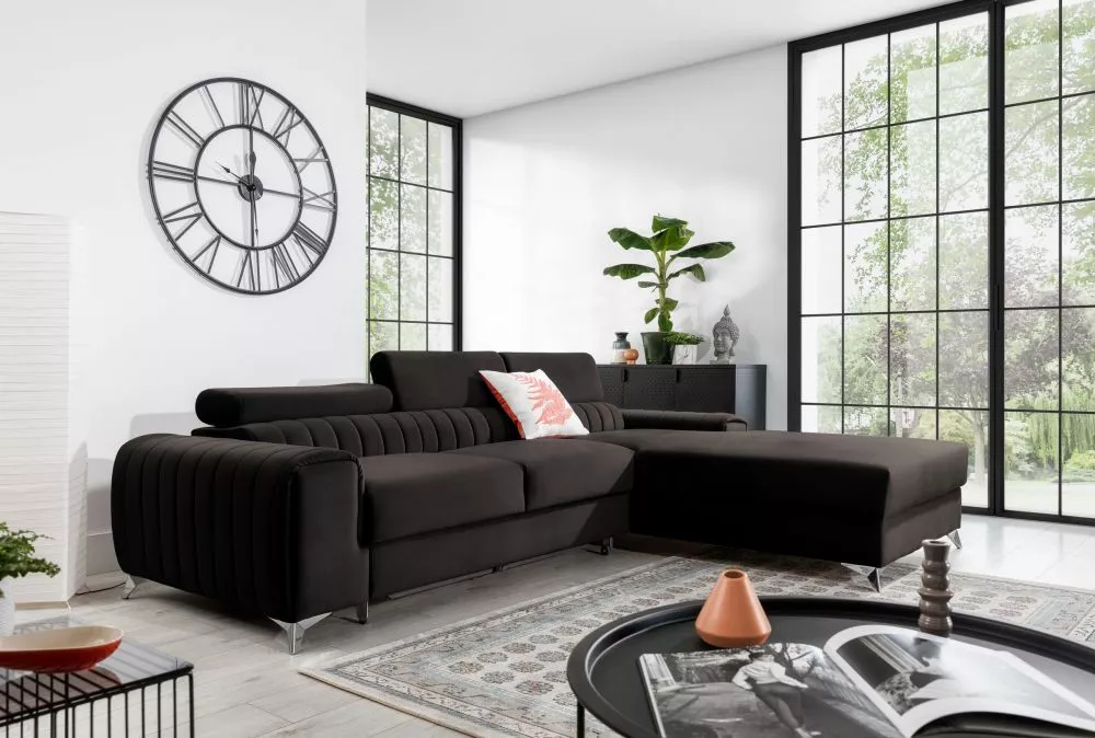 Dīvāns Grayson Relax Standard · Tumši pelēks · 205 × 275 × 98 cm
