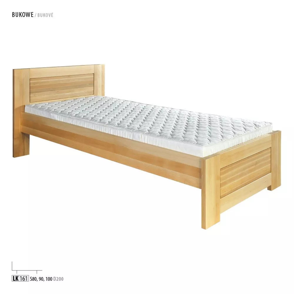 Gulta LK 112/61 ar stelāžu Guļamvietas platums: 90 cm, Guļamvietas garums: 200 cm, stelāžas tips: koka, · Dižskābardis ·