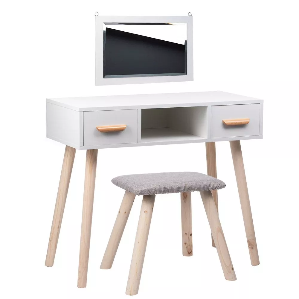 Kosmētikas galds Alva Beauty · 85 × 77.5 × 40 cm