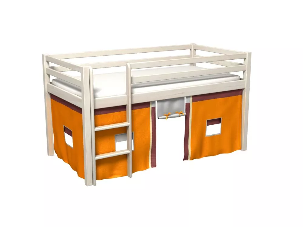 Bērnu gulta Gabi ar stelāžu Guļamvietas platums: 80 cm, Guļamvietas garums: 180 cm, · 88 × 188 × 106 cm