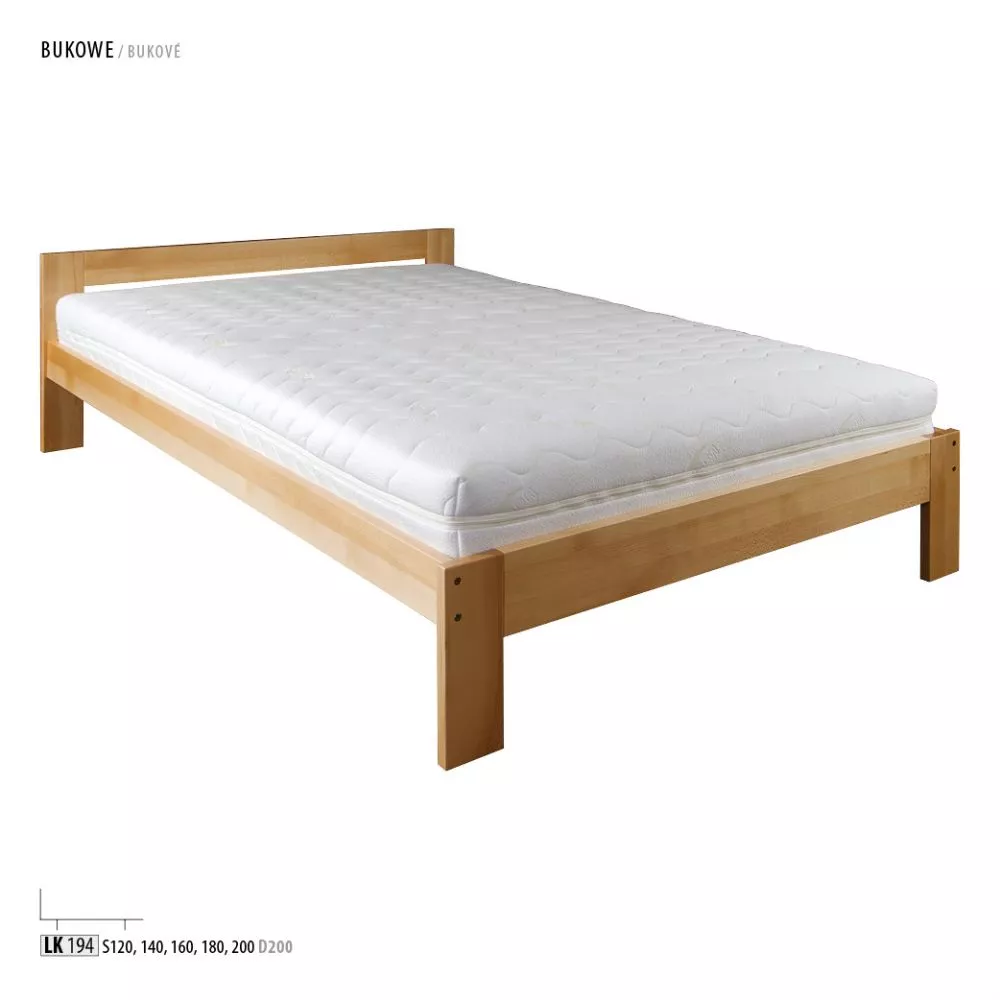 Gulta LK 194/84 ar stelāžu Guļamvietas platums: 160 cm, Guļamvietas garums: 200 cm, stelāžas tips: koka, · Dižskābardis 