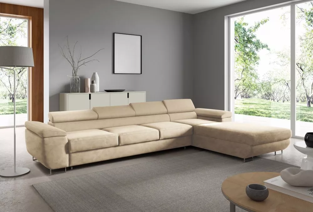 Dīvāns Alice 271 XL standard · Bēšs · 200 × 335 × 90 cm