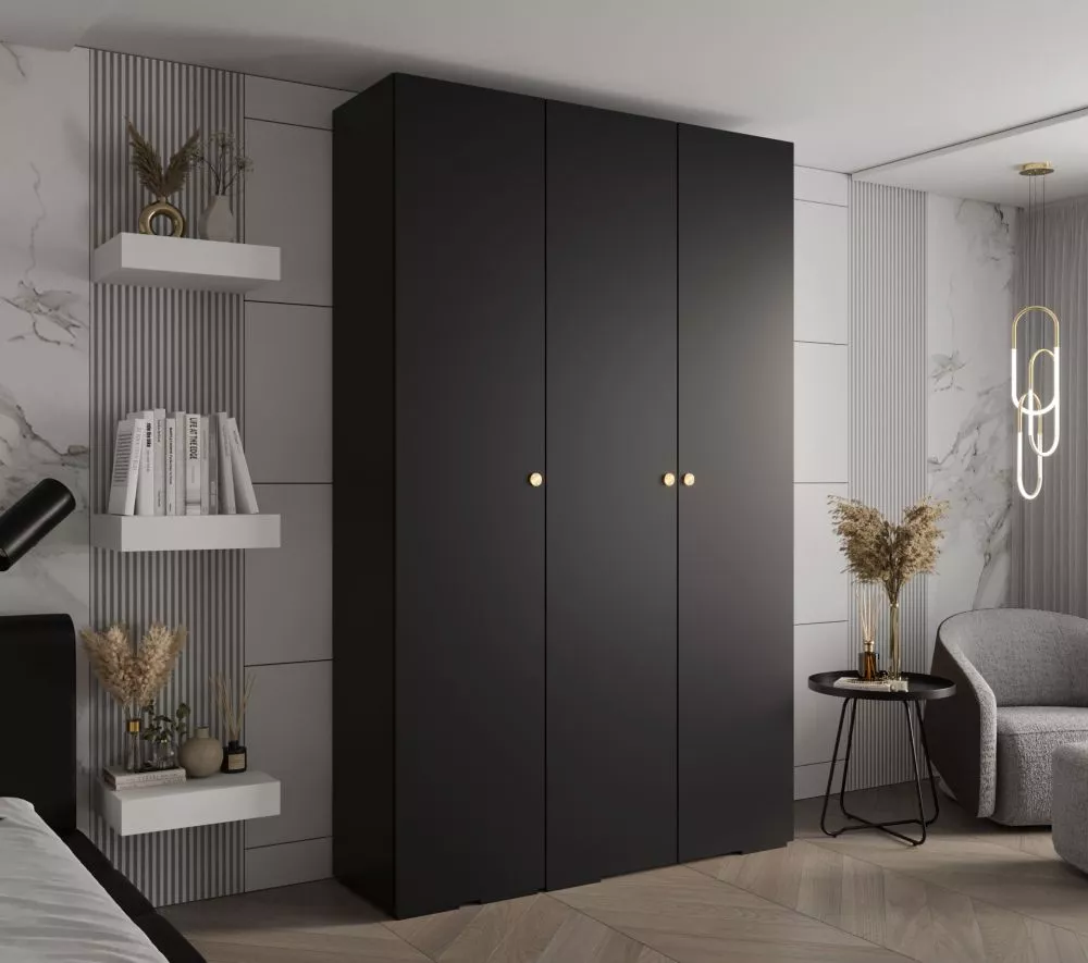 Skapis Inova 2 · Melna · 150 × 47 × 236.7 cm