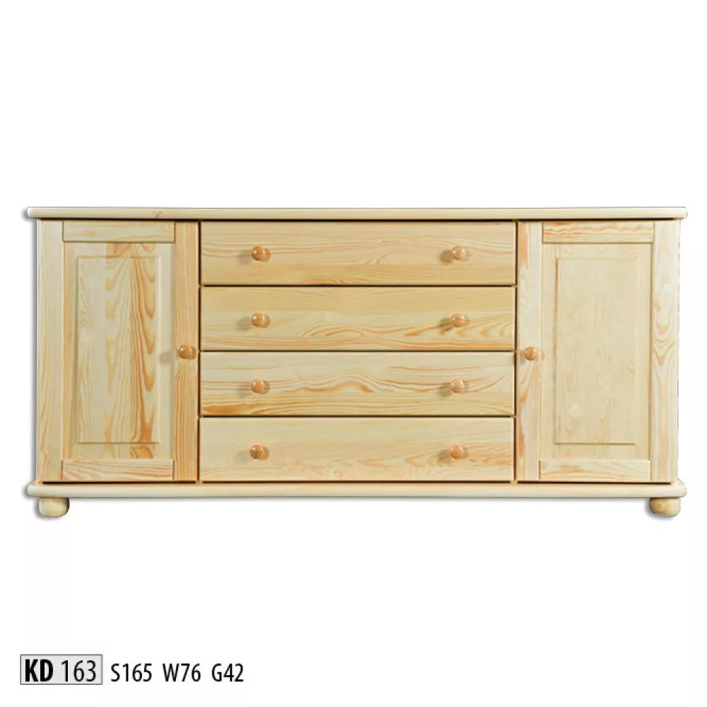 Kumode KD 163 · Priede · 165 × 42 × 76 cm