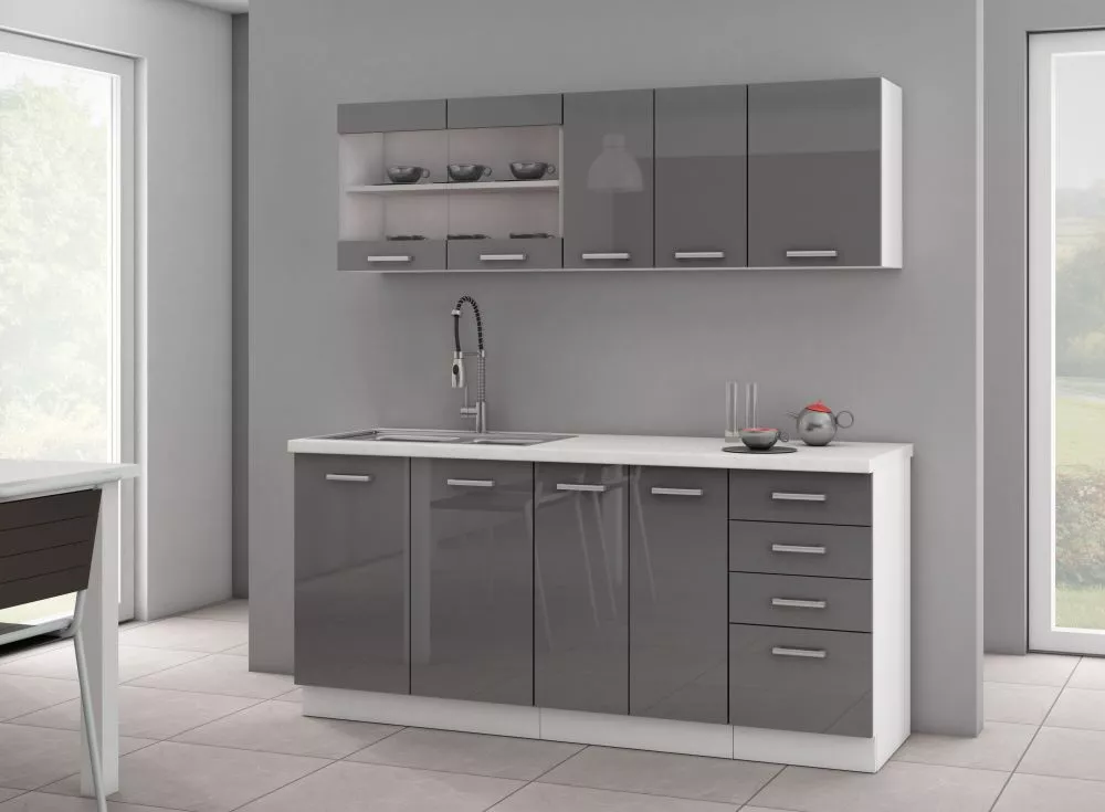 Virtuves komplekts Sonia Gloss 1 Materiāls : lamināts + PVH,