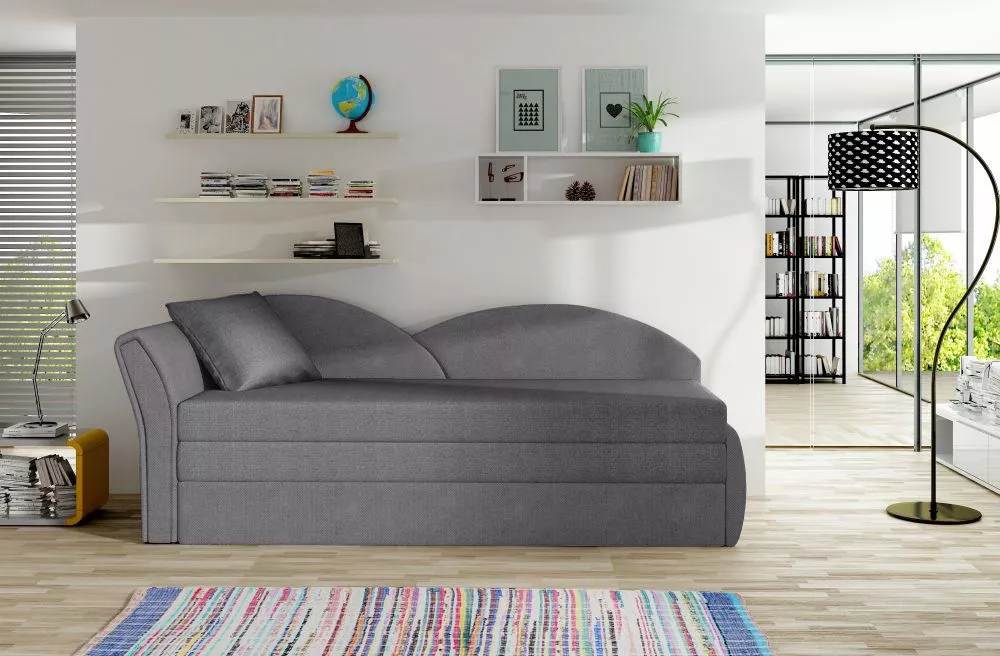 Dīvāns Aga Classic standard · Pelēks · 80 × 218 × 77 cm