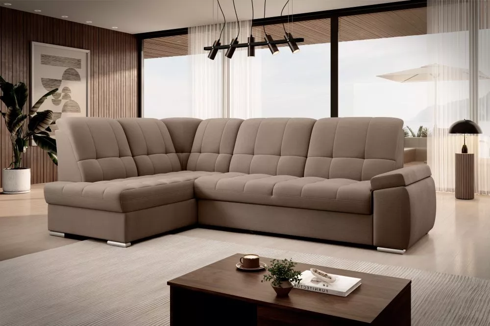 Dīvāns Sado Premium Standard · Gaiši brūns · 192 × 272 × 95 cm