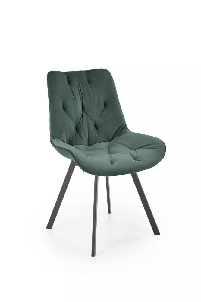Krēsls K-519 · Tumši zaļš · 86 × 54 × 63 cm