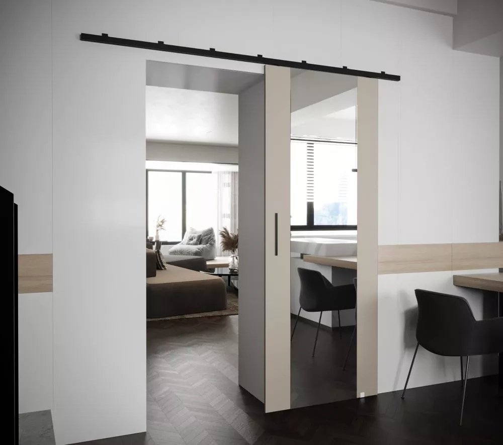 Bīdāmās durvis Zonda 2 · Bēši pelēks · 70 × 204 cm