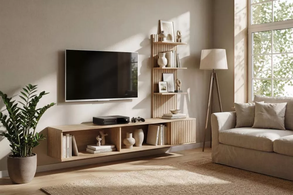 Sekcija Joy M Korpusa krāsa: ozols cremona, · 180 × 40 × 130 cm
