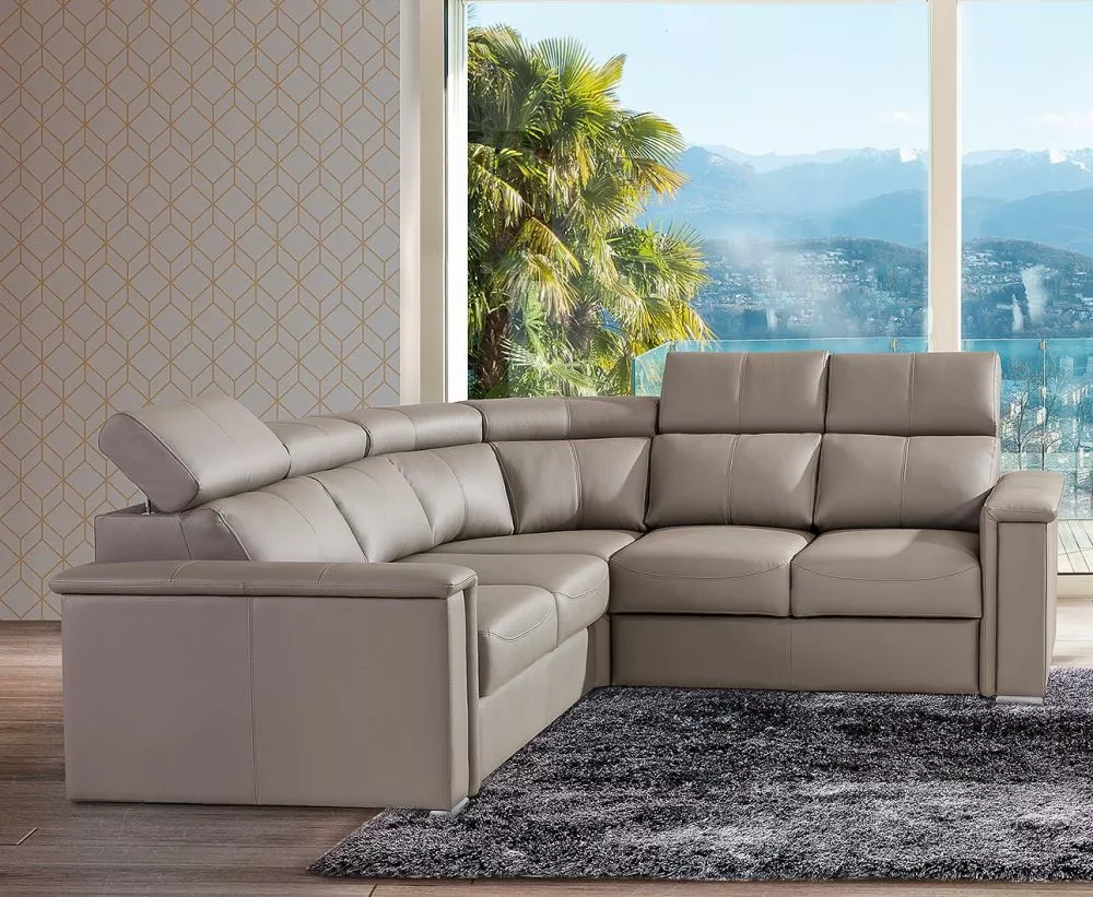 Dīvāns Tropic 3 standard · Kapučīno · 241 × 261 × 85 cm