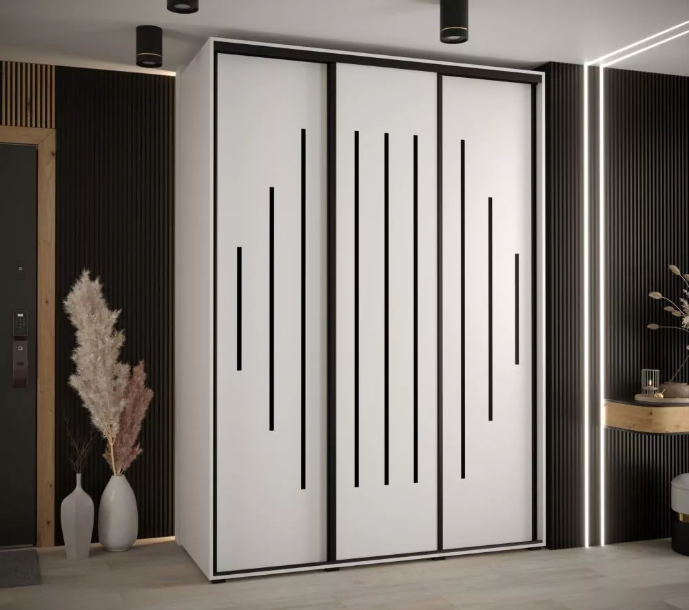 Skapis Cannes 12 · Balts · 170 × 60 × 205.2 cm