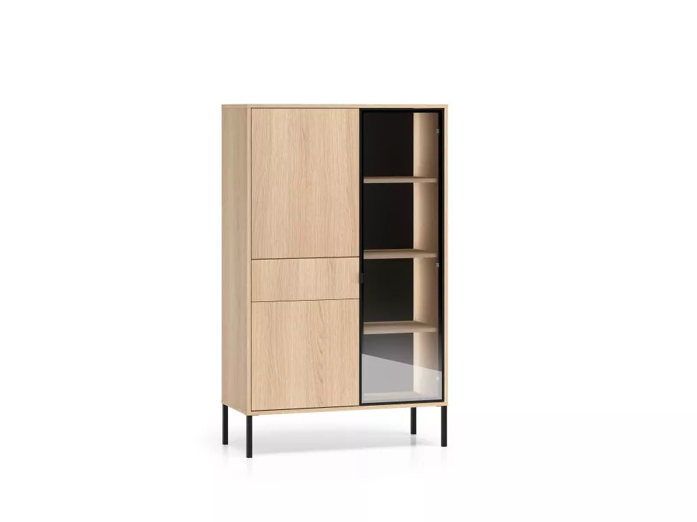Sekcija Barnee 01 · Ozols · 92 × 40 × 150 cm