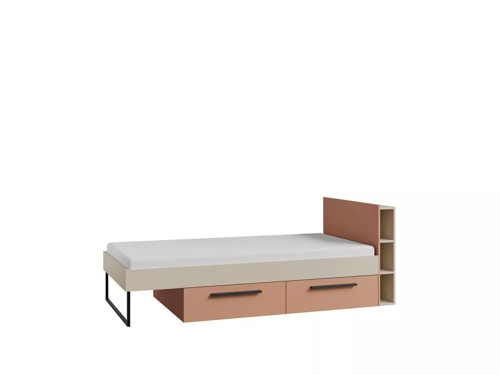Bērnu gulta Lorin 11 Puse: labā, Guļamvietas platums: 90 cm, Guļamvietas garums: 200 cm, · 94 × 218 × 81 cm