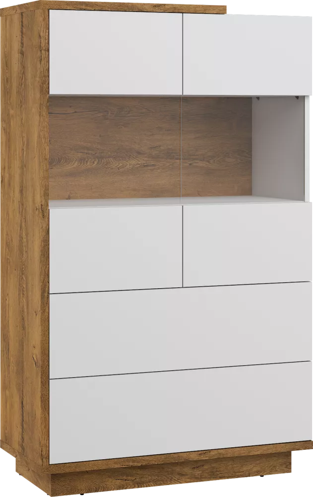 Sekcija Hybrid HYB-28 Korpusa krāsa: ozols burgund, · 90 × 40 × 147 cm