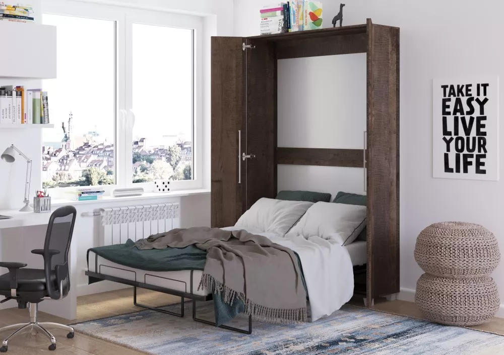 Gulta Teddy ar stelāžu Guļamvietas platums: 120 cm, Guļamvietas garums: 200 cm, · Ozols grand · 42 × 135 × 216 cm
