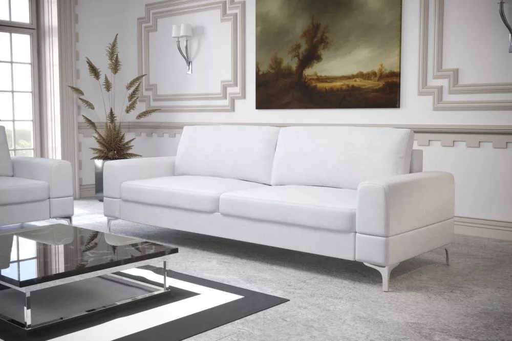 Dīvāns Aria 2S Standard · Balts · 90 × 180 × 89 cm