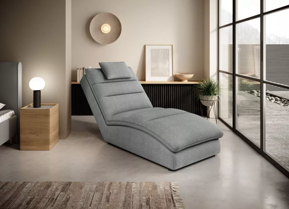 Mīksts krēsls Taco Standard Sēdvietas dziļums: 117 cm, · Gaiši pelēks · 85 × 170 × 95 cm