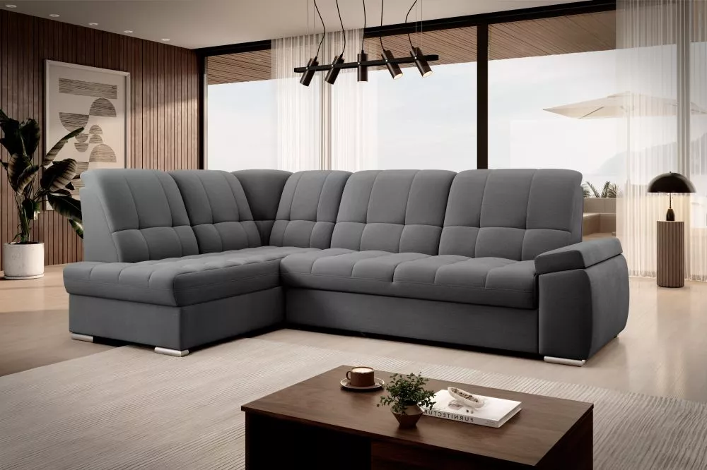 Dīvāns Sado Premium Standard · Tumši pelēks · 192 × 272 × 95 cm