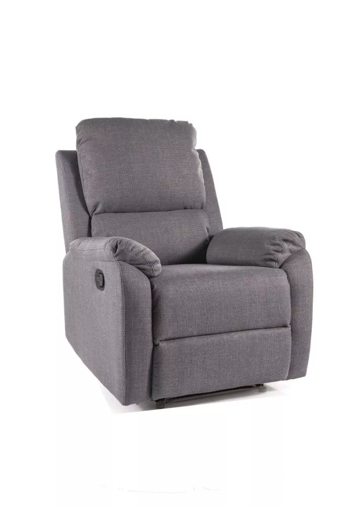 Mīksts krēsls Spencer 1S Sēdvietas dziļums: 54 cm, Maksimālais dziļums: 164 cm, · Pelēks · 80 × 94 × 101 cm