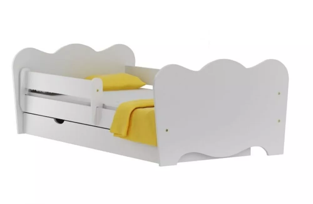 Bērnu gulta Maja 20S ar stelāžu Guļamvietas platums: 90 cm, Guļamvietas garums: 200 cm, · 102 × 204 × 65 cm