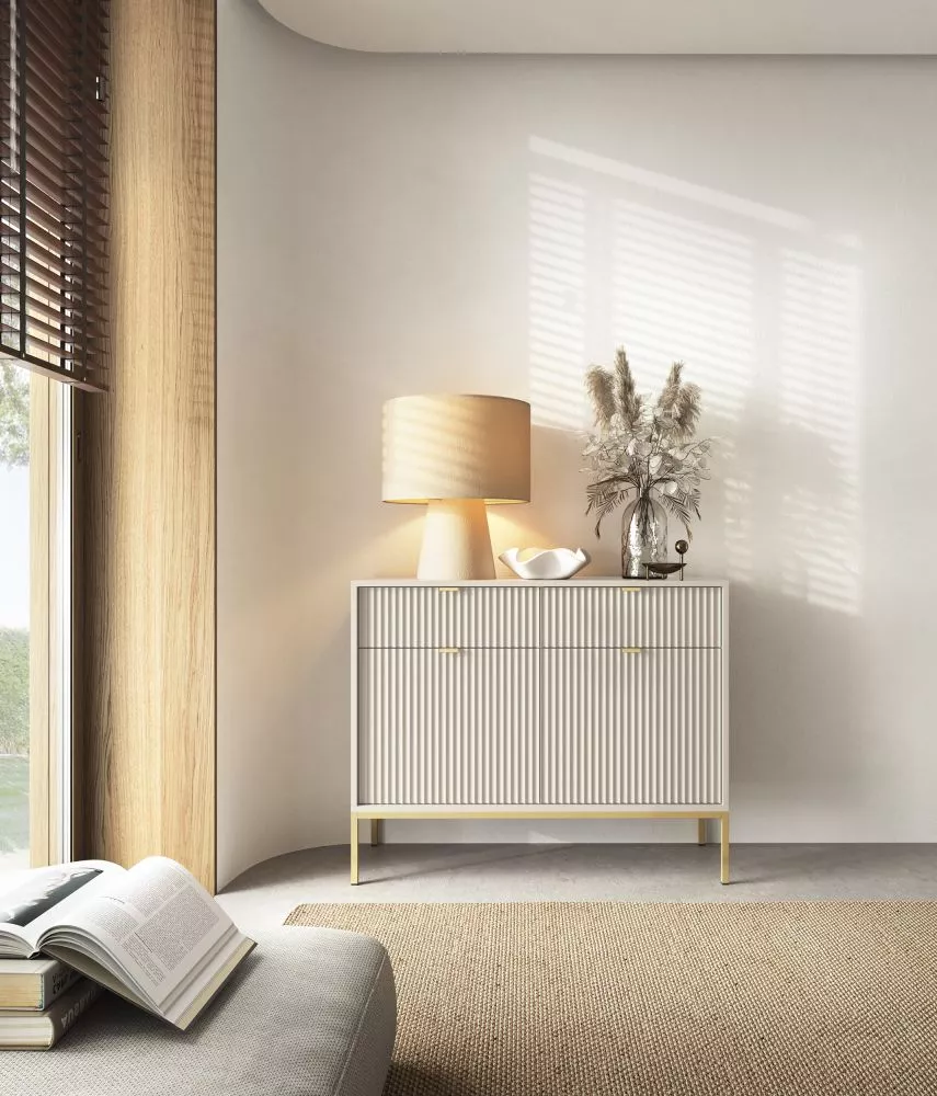 Kumode Nova Gold KSZ-104 · Gaiši bēšs · 104 × 39 × 83 cm