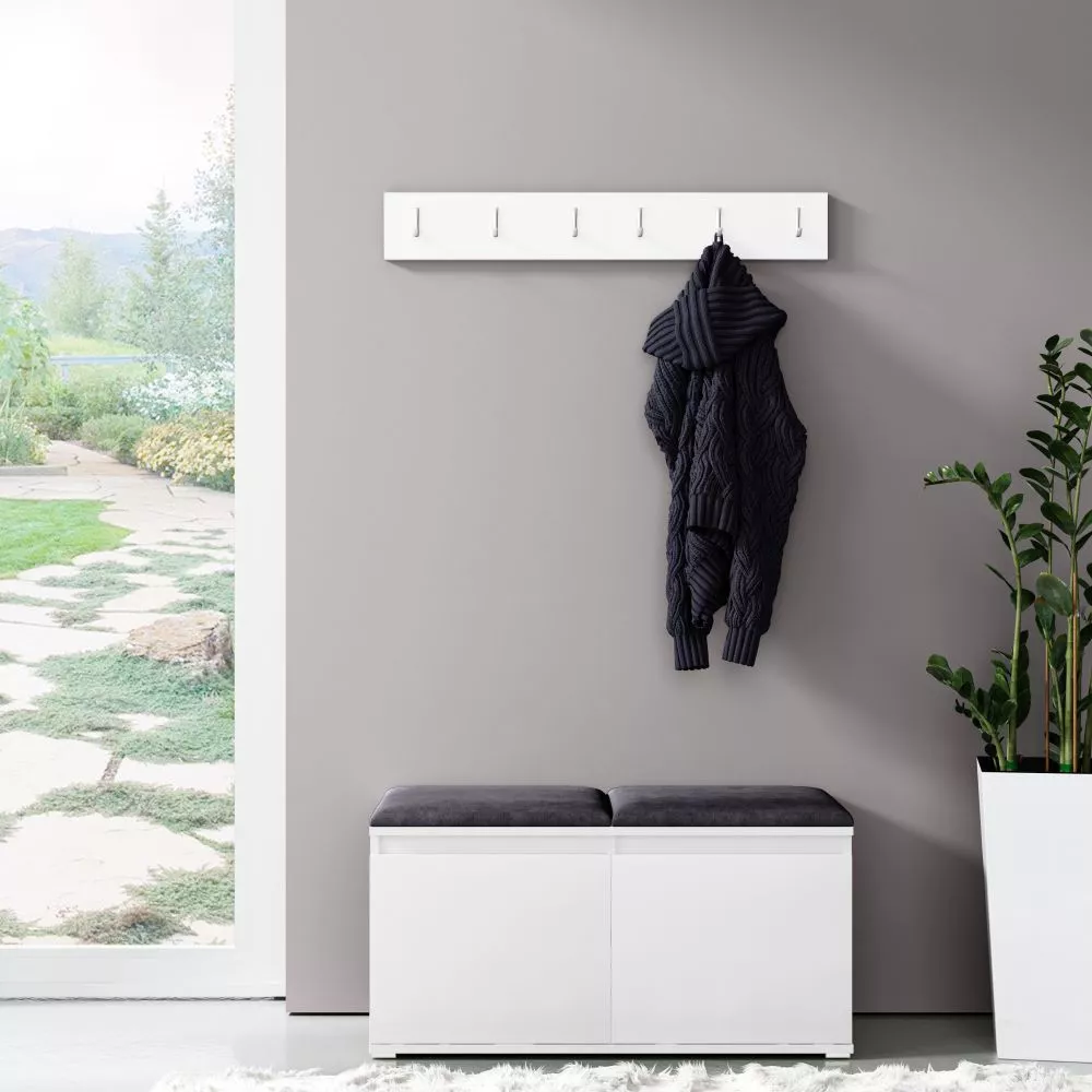 Apavu plaukts Emi 5 Trinity Korpusa krāsa: balts, · 100 × 40 cm