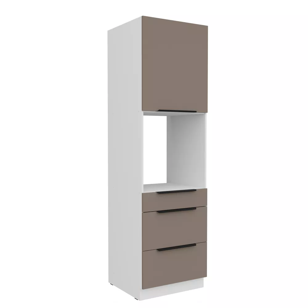 Virtuves skapis Aria Sandgrau 60 DPS-210 3S1F