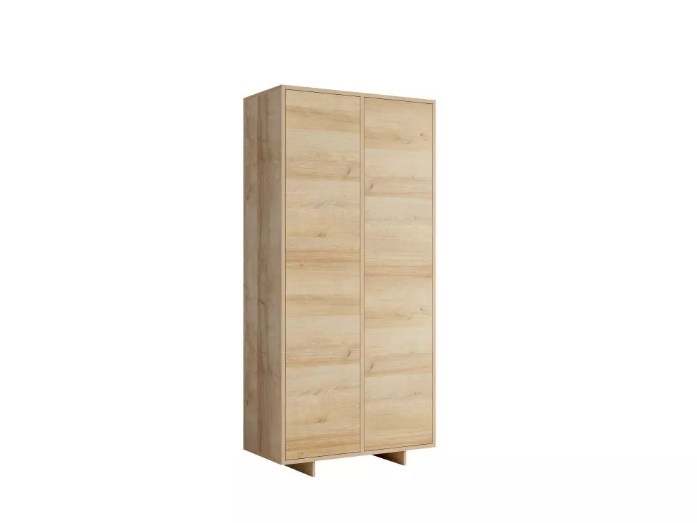 Skapis Noma N14 · Ozols riviera · 102 × 51 × 215.5 cm