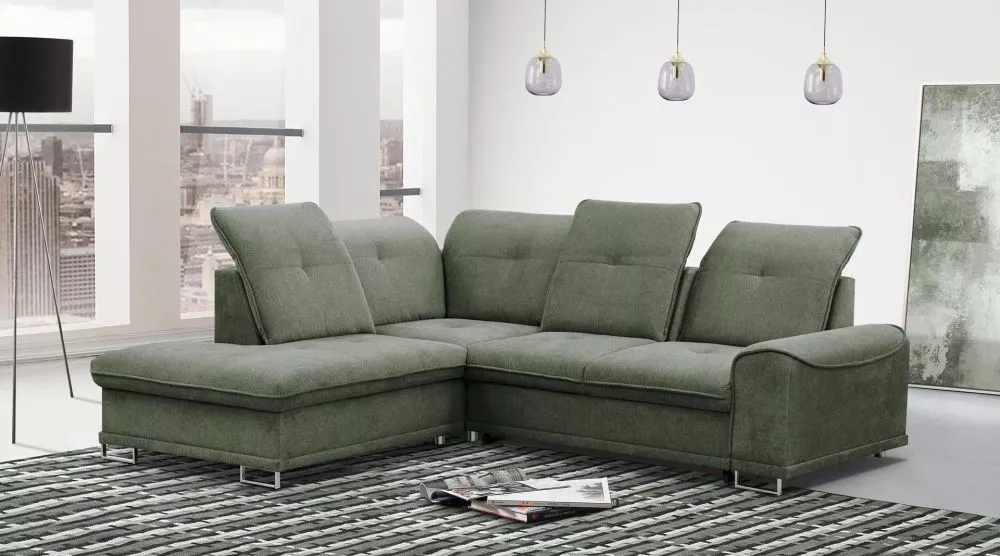 Dīvāns Boss Standard · Zaļš · 232 × 272 × 92 cm
